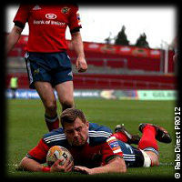 Munster Glasgow CJ Stander try
